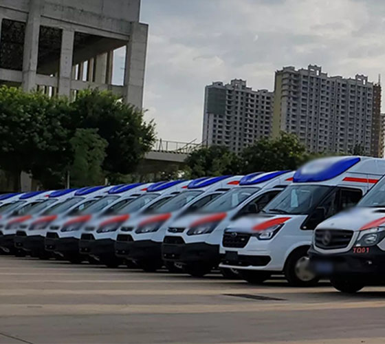 石棉县服务车队展示