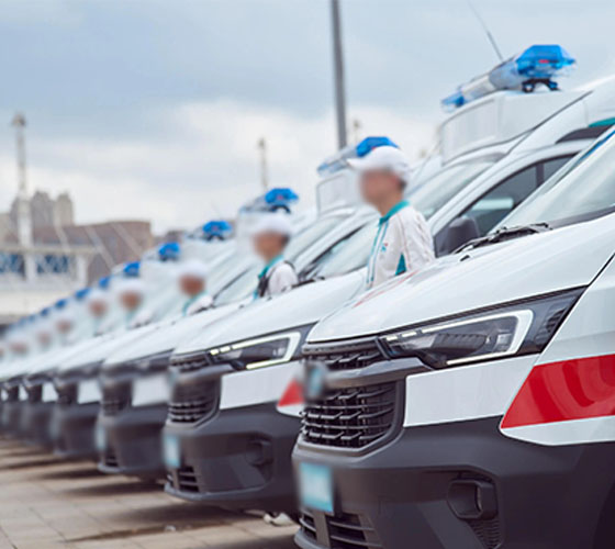 石棉县服务车队展示